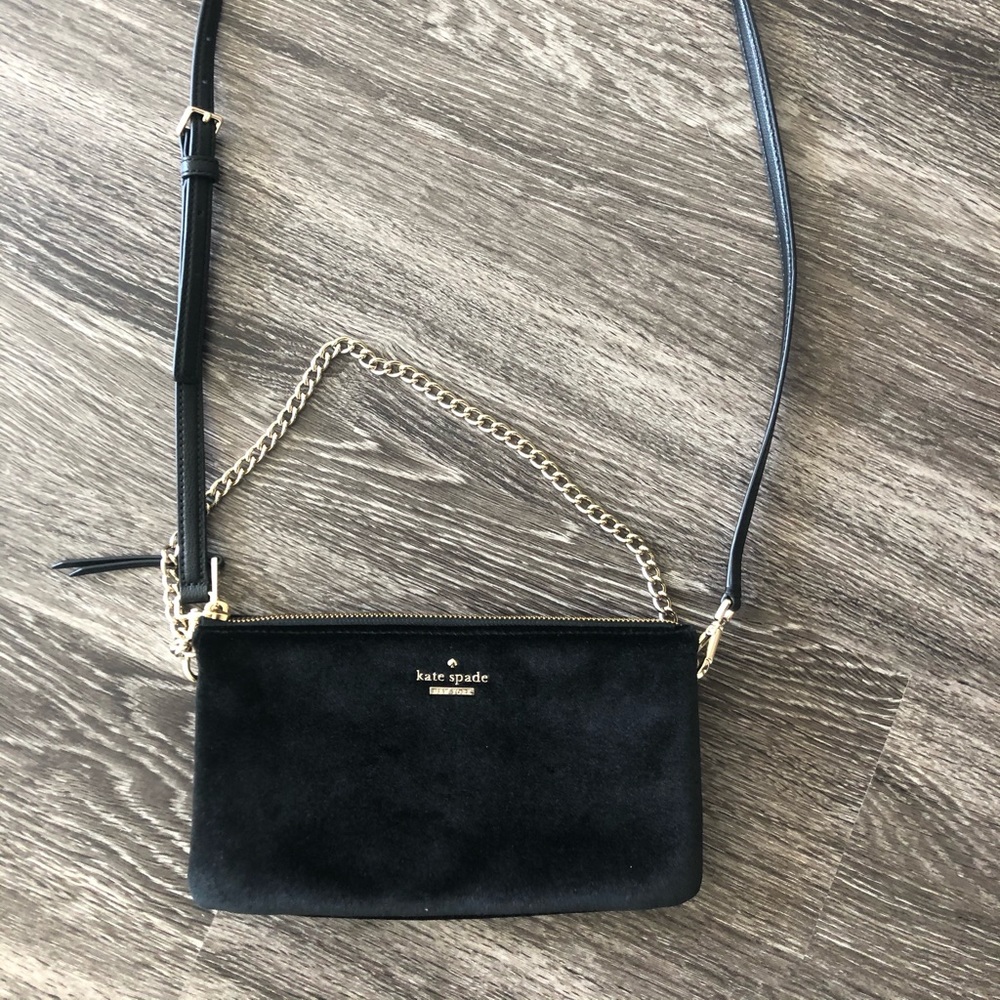 Kate spade velvet tillie convertible crossbody!